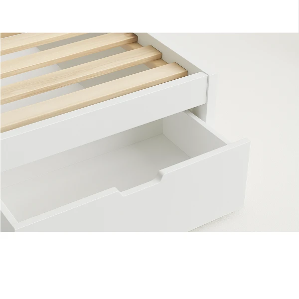 White Full Platform Bed With Storage suppliers